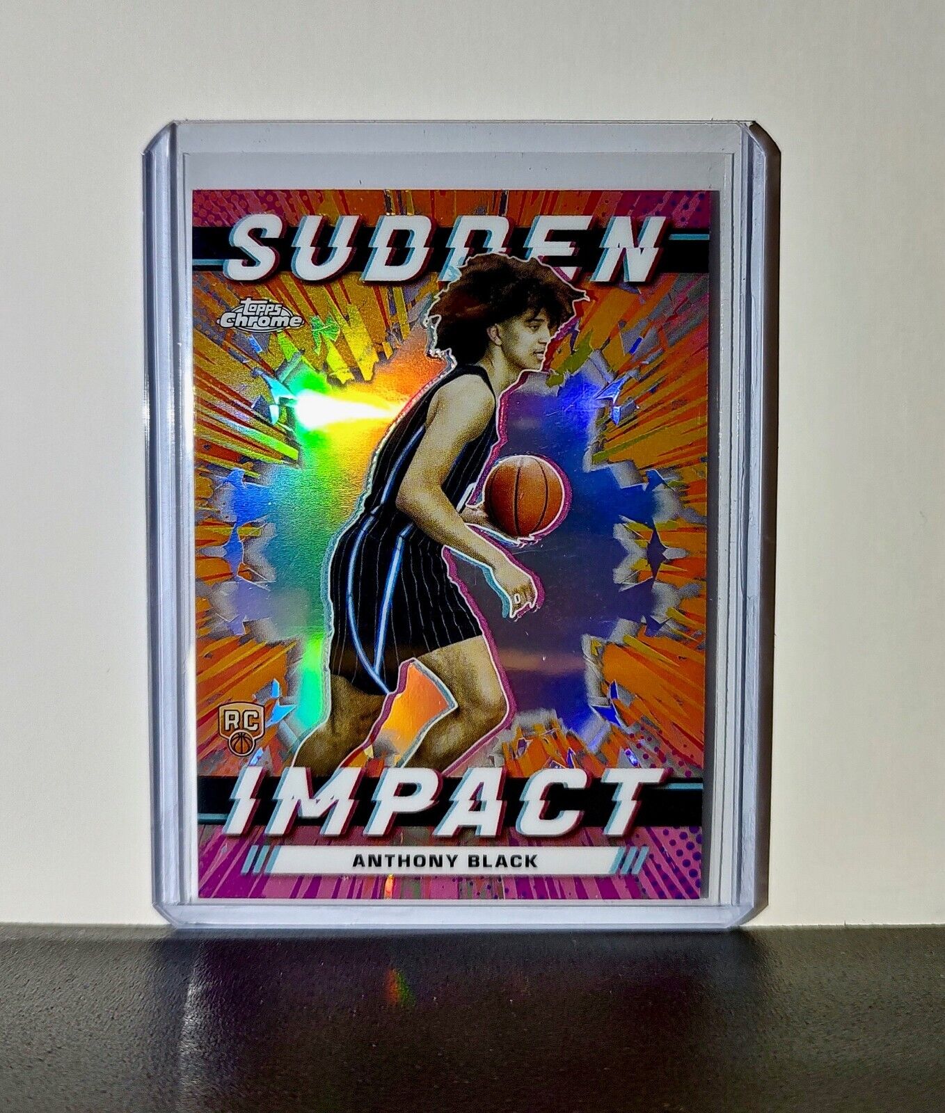 Anthony Black 2023-24 Topps Chrome NBA #SI-8 Sudden Impact Rookie Refractor Card