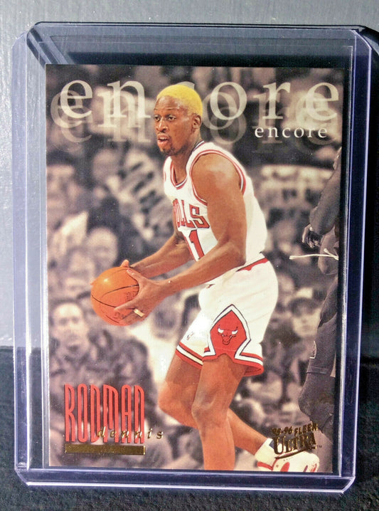 1995-96 Dennis Rodman Fleer Ultra #337 Encore Basketball Card Chicago Bulls