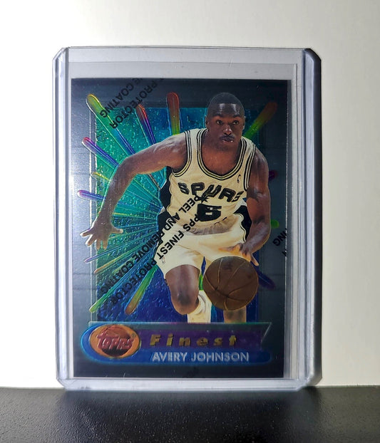 Avery Johnson 1994-95 Topps Finest #318 Basketball Card