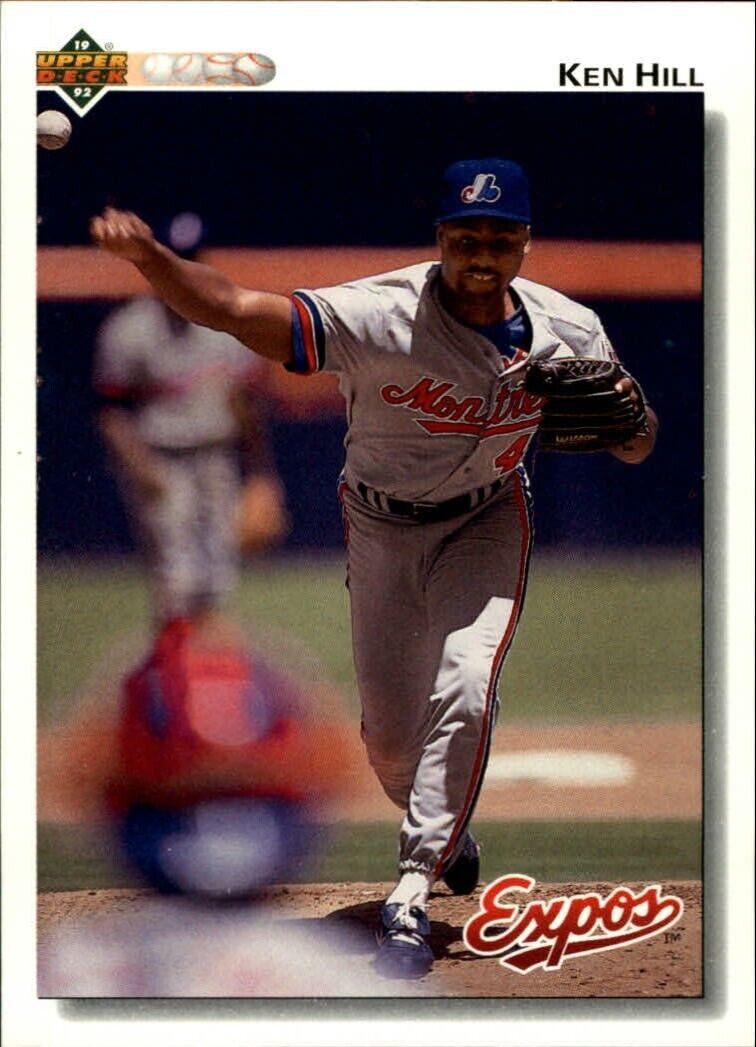 Ken Hill 1992 Upper Deck MLB #790 Baseball Card Montreal Expos