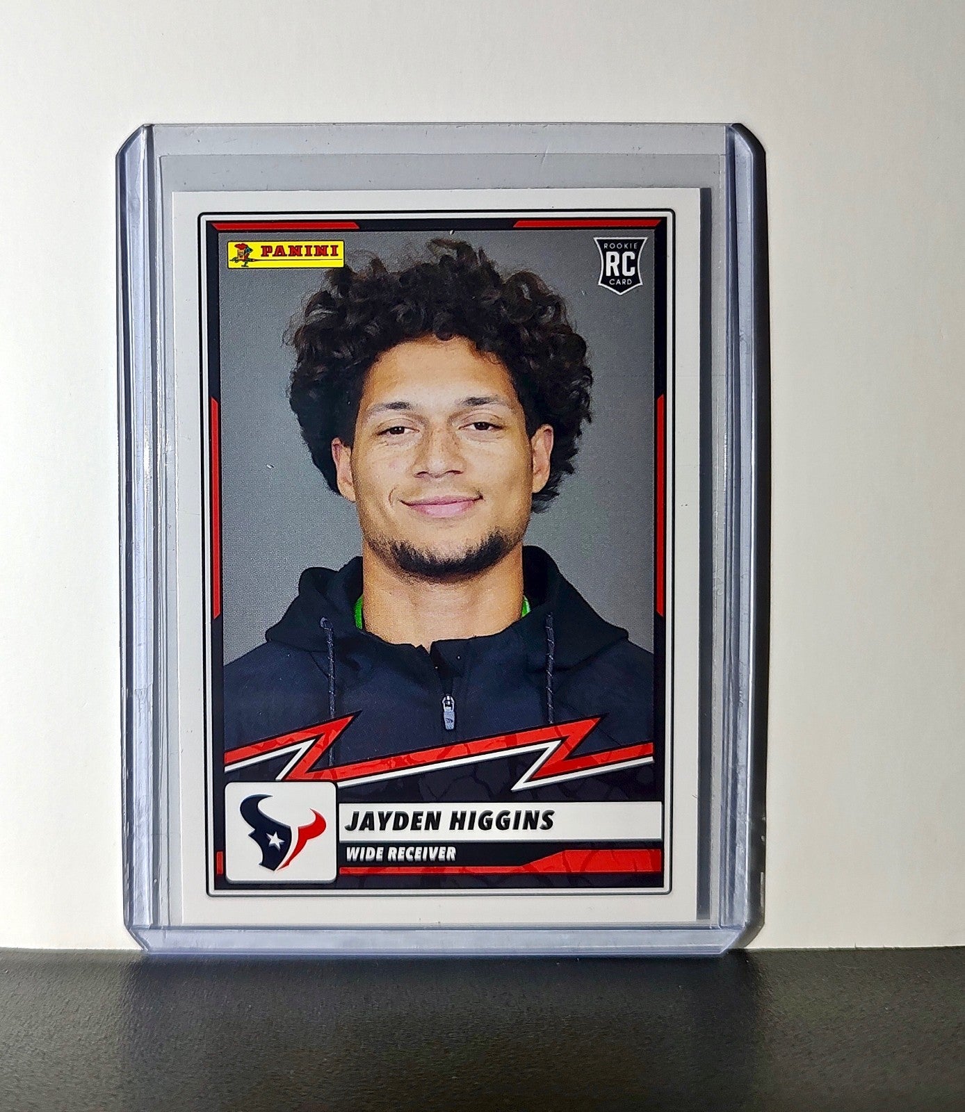 Jayden Higgins Rookie 2025 Panini NFL #82 Sticker Card Houston Texans