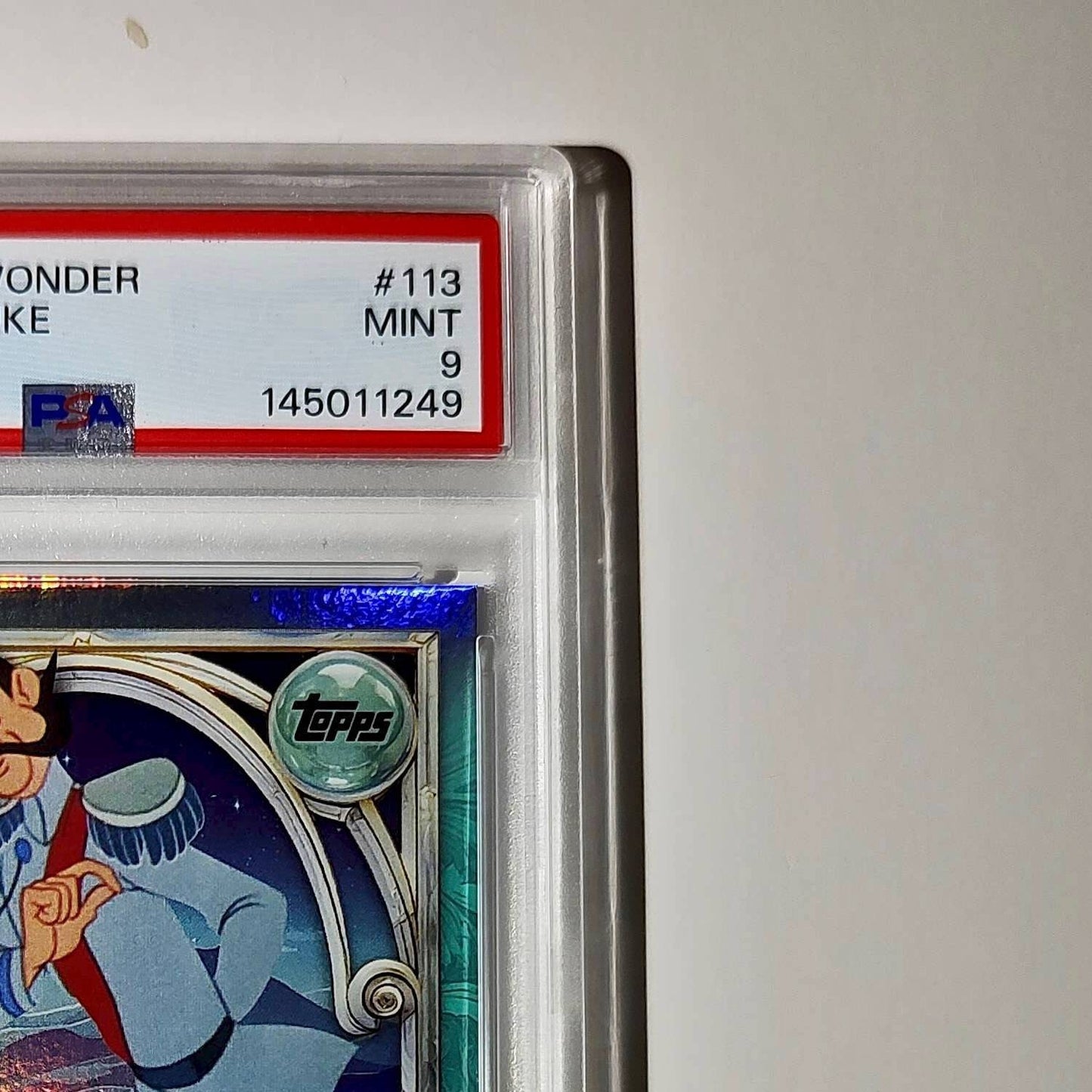 The Grand Duke 2025 Topps Disney Wonder #113 Diamond Card Cinderella PSA 9