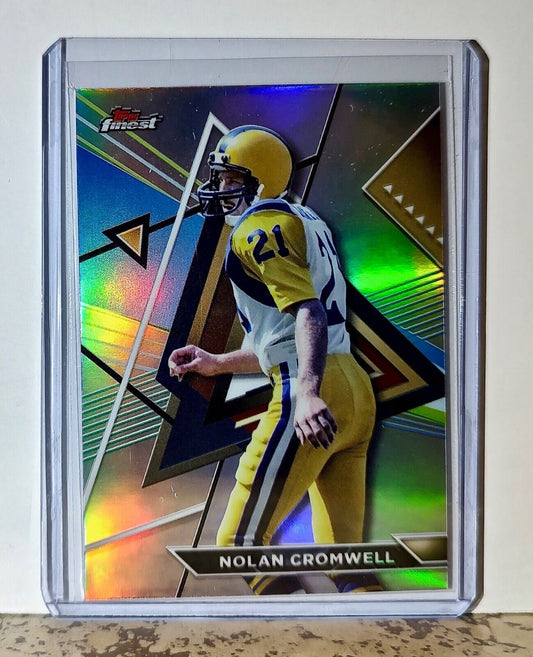 Nolan Cromwell 2023 Topps Finest Refractor NFL #203 Card Los Angeles Raiders