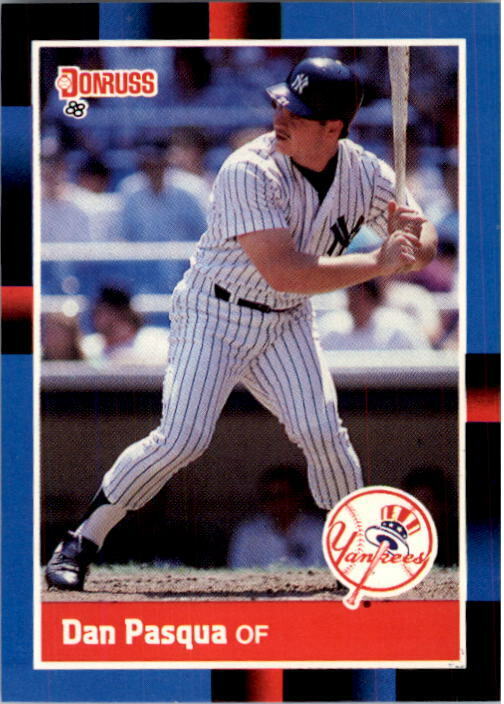 1988 Dan Pasqua Donruss Baseball Card #463