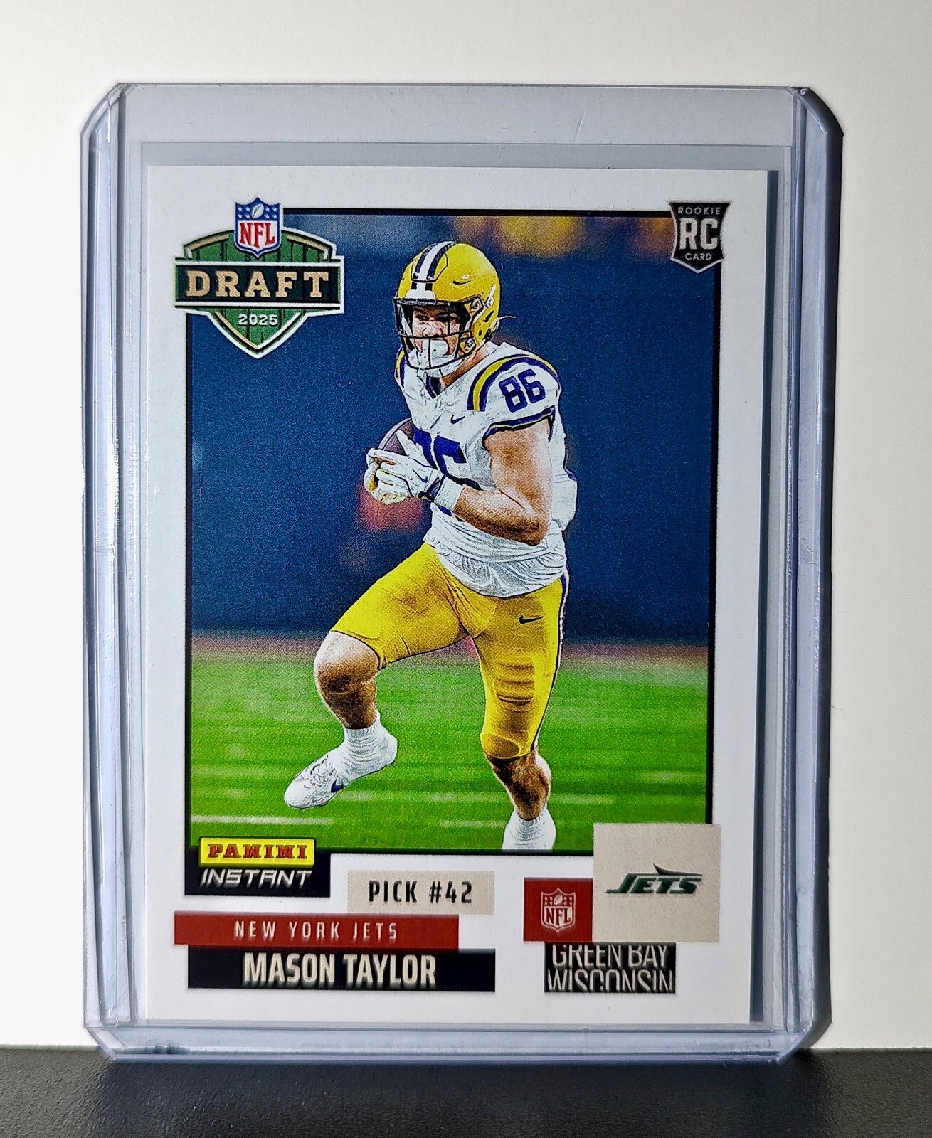 Mason Taylor Rookie 2025 NFL Draft #27 Football Card New York Jets 1 of 747
