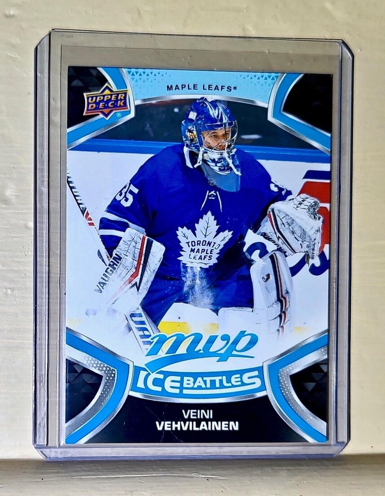 2021-22 Veini Vehvilainen Upper Deck MVP Hockey Ice Battles #229 Card