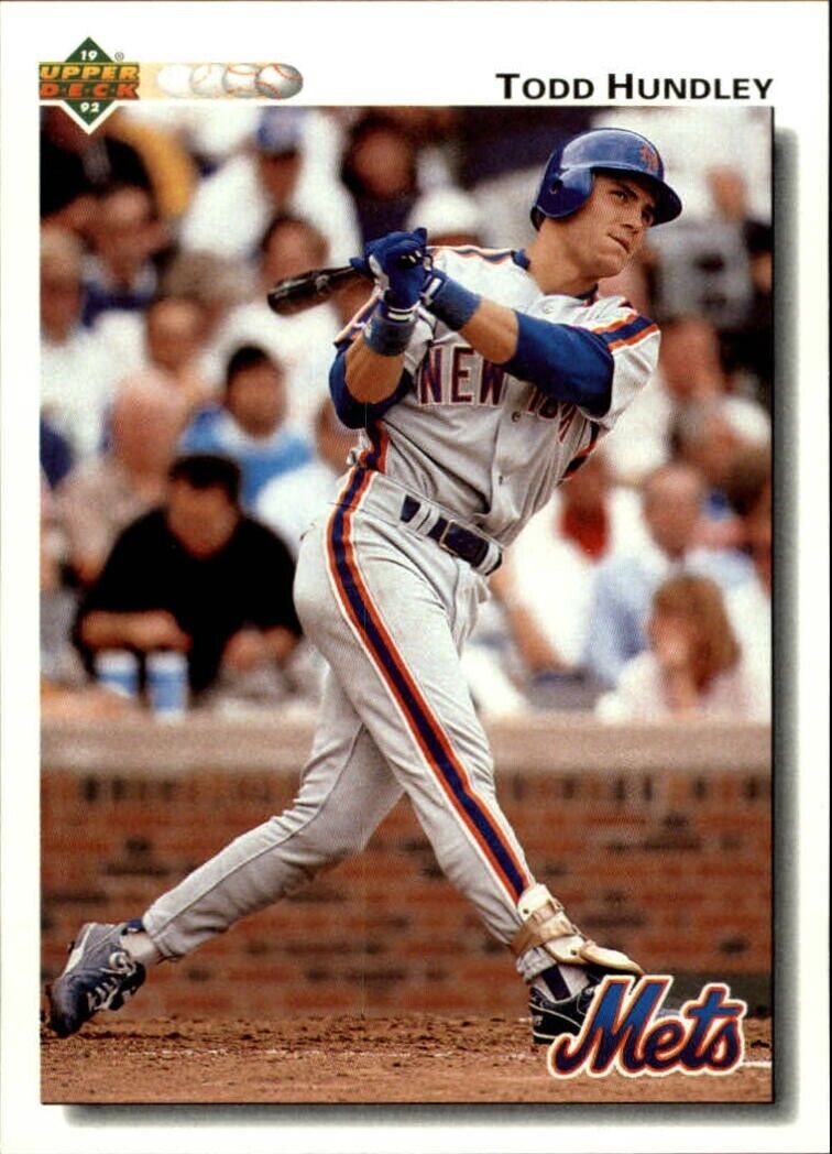 Todd Hundley 1992 Upper Deck MLB #260 Baseball Card New York Mets