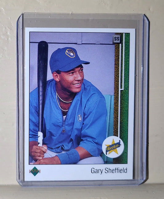 Gary Sheffield 1988 Upper Deck MLB #13 Rookie Baseball Card Milwaukee Brewers