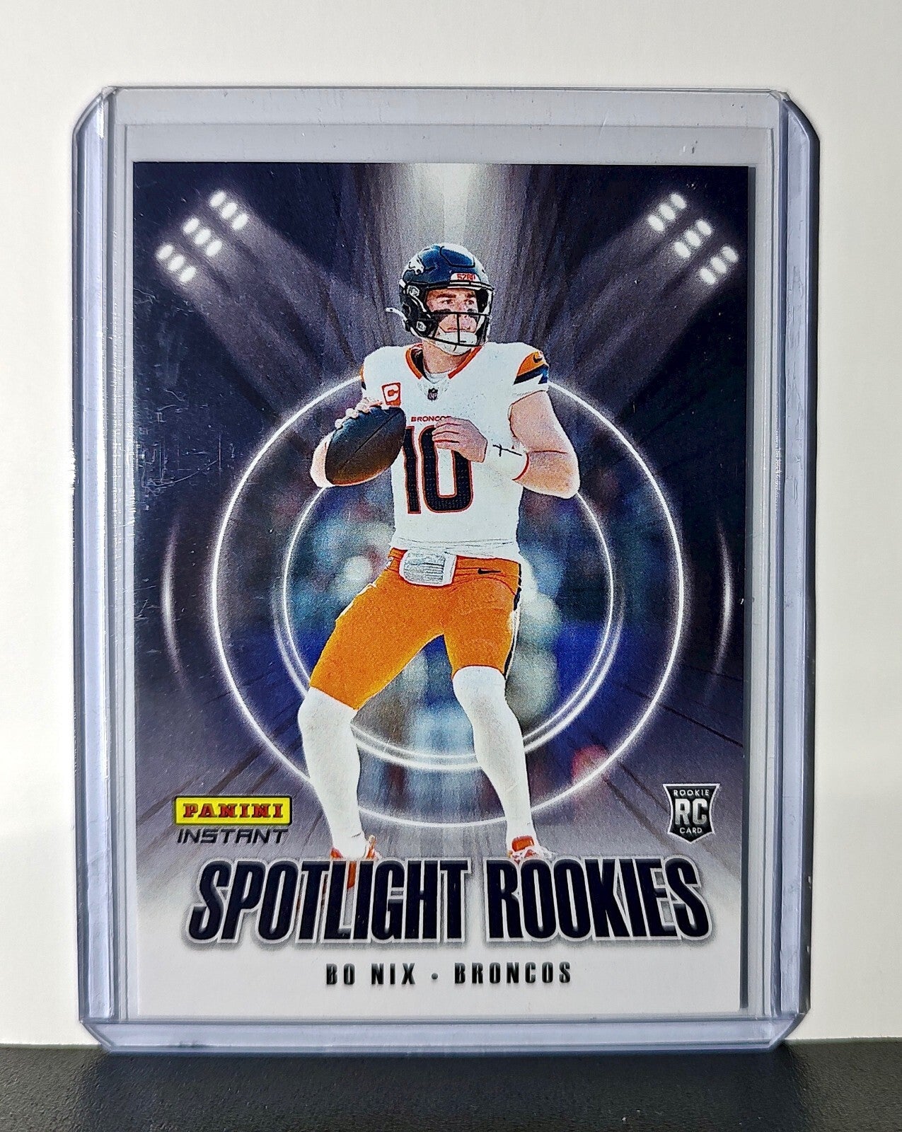 Bo Nix Rookie 2024 Panini Spotlight Rookies NFL #1 Card Broncos 1 of 1426