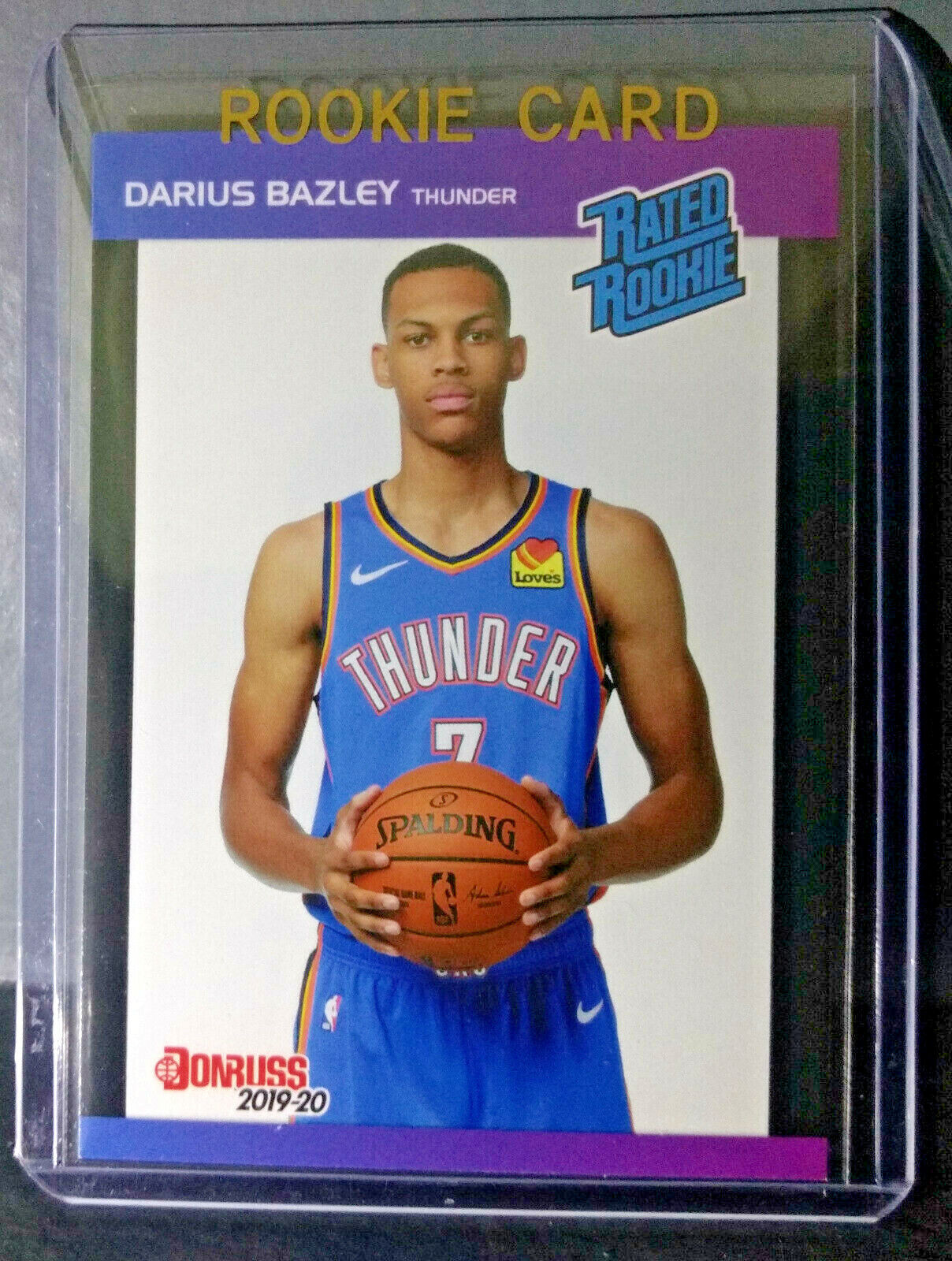 Darius Bazley 2019-2020 Panini NBA #35 Rated Rookie Retro Card 1/3431