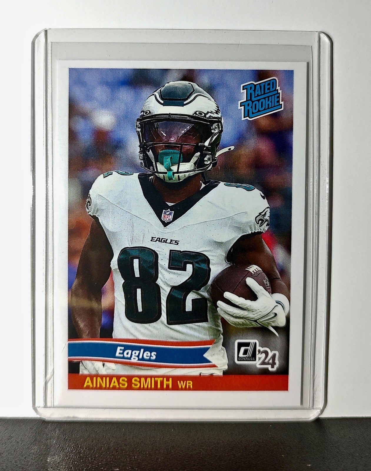 Ainias Smith Rookie 2024 Panini Rated Rookie Retro NFL #43 Dolphins 1 of 890