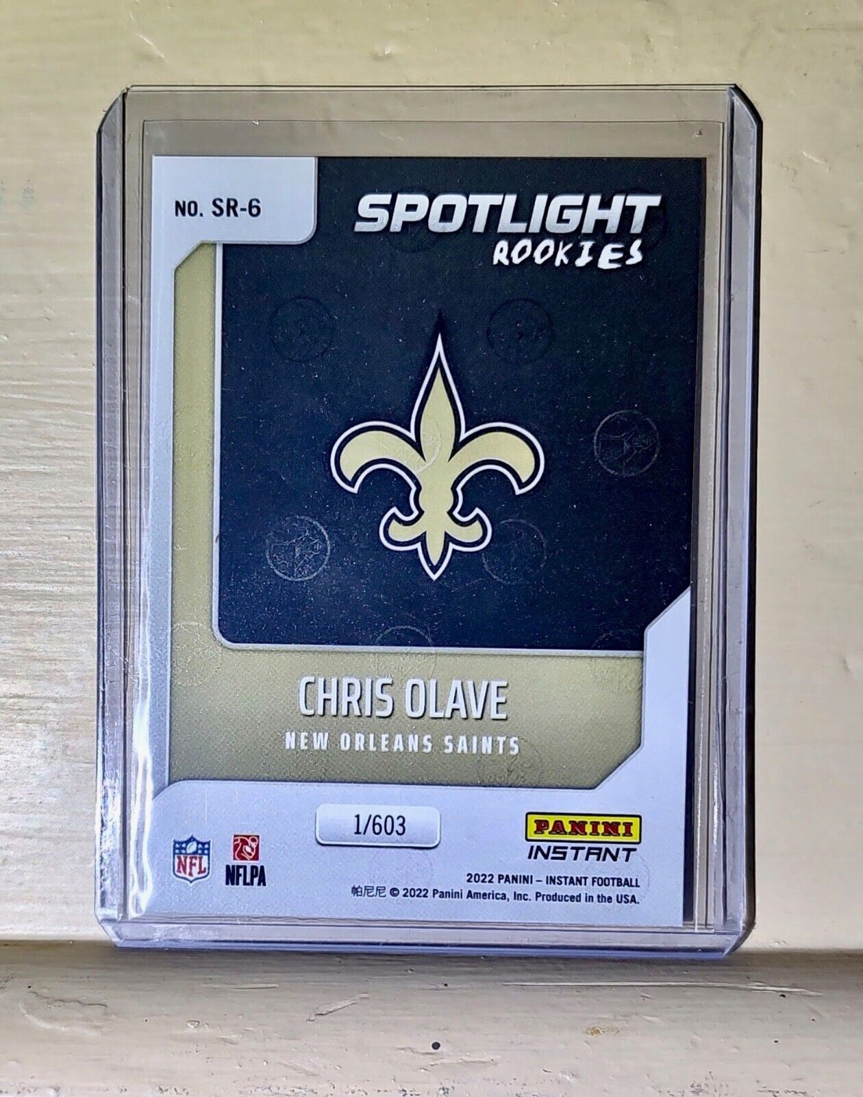 Chris Olave 2022 NFL Panini #6 Spotlight Rookie Football Card 1/603