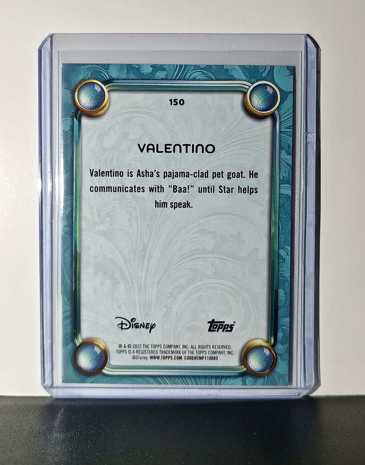 Valentino 2025 Topps Disney Wonder #150 Diamond Card Wish