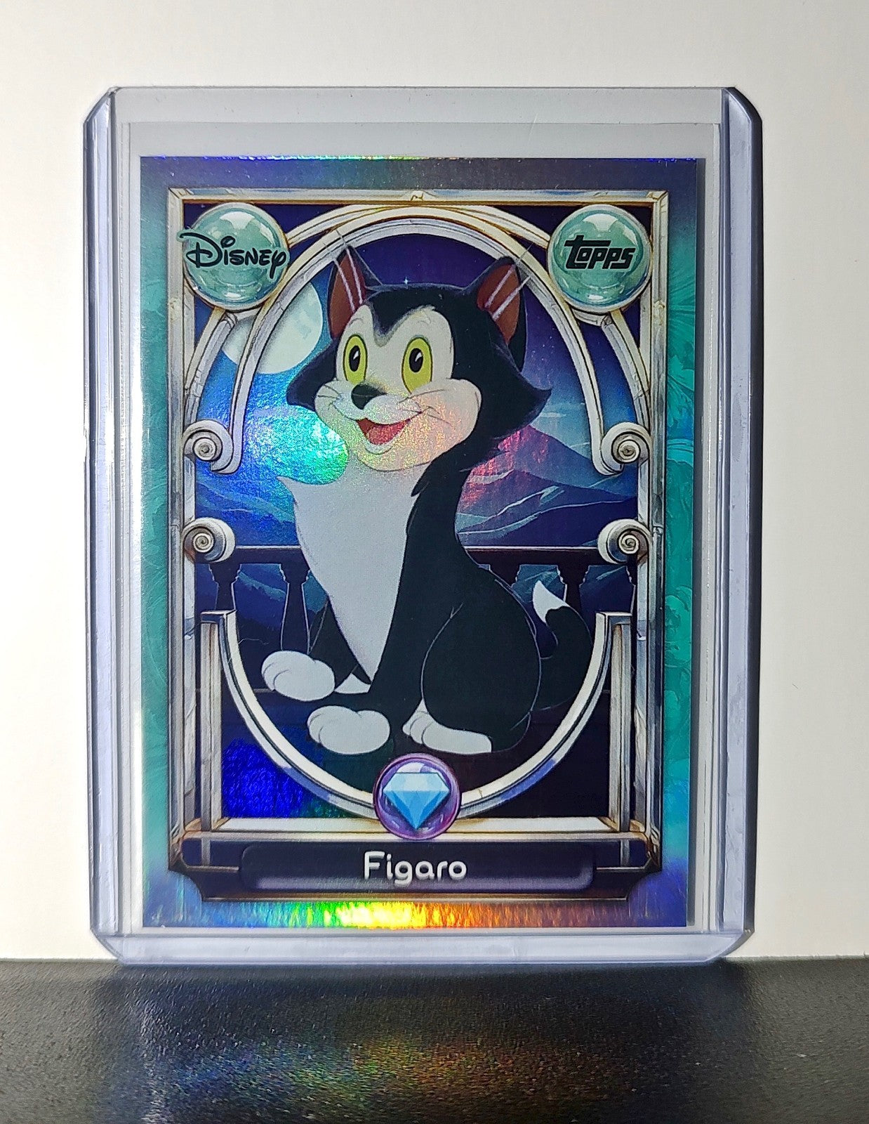 Figaro 2025 Topps Disney Wonder #109 Diamond Card Pinocchio