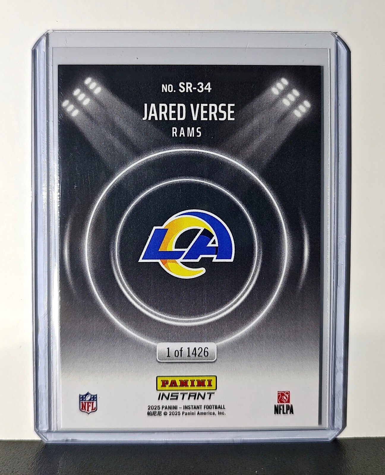Jared Verse Rookie 2024 Panini Spotlight Rookies NFL #34 Card Rams 1 of 1426
