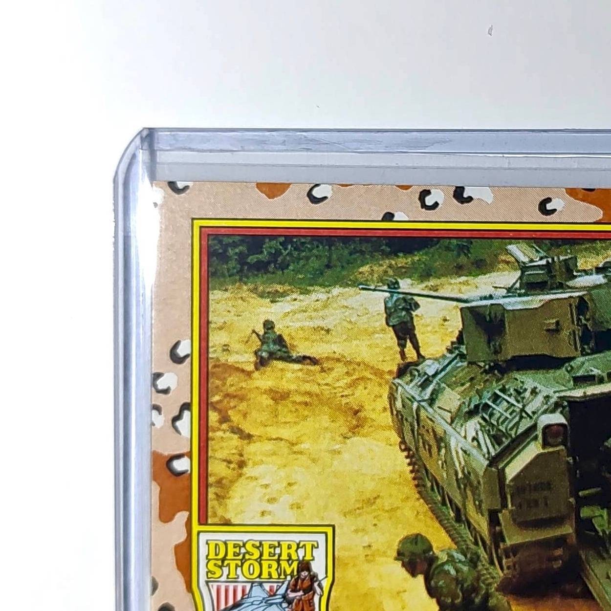 M2 Bradley Fighting Vehicle 1991 Topps Desert Storm #38 Card
