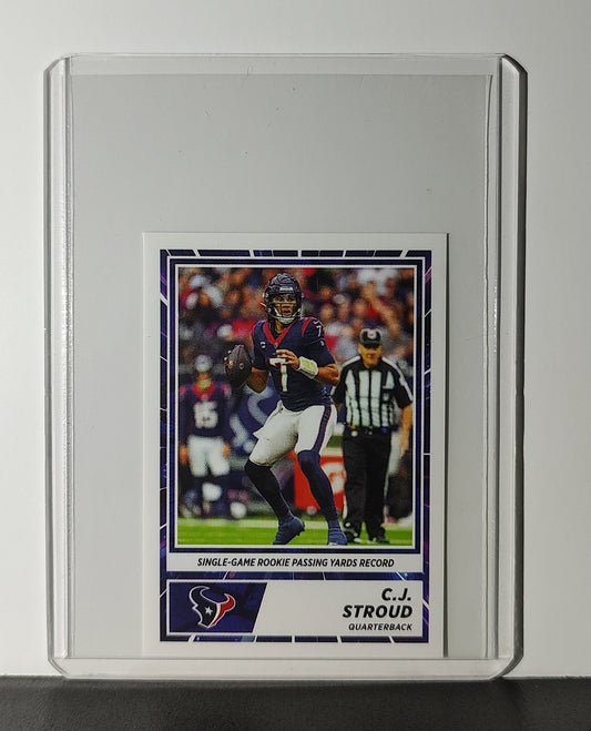 CJ Stroud 2024 Panini NFL #20 Sticker Card Houston Texans