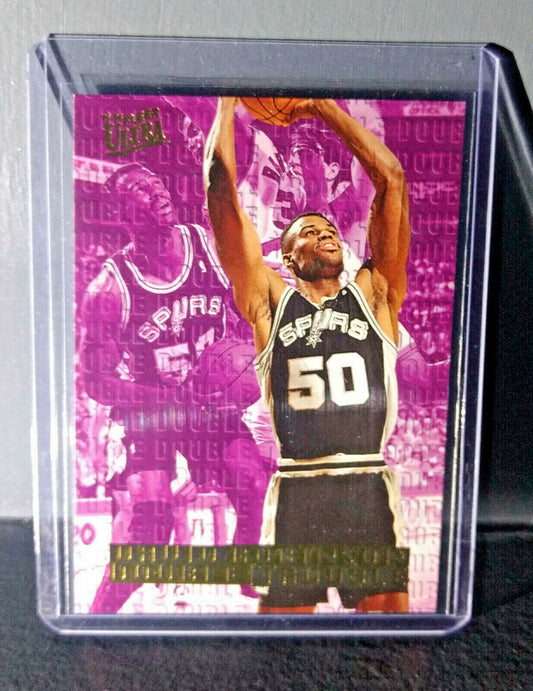 1995-96 David Robinson Fleer Ultra Double Trouble #9 Basketball Card