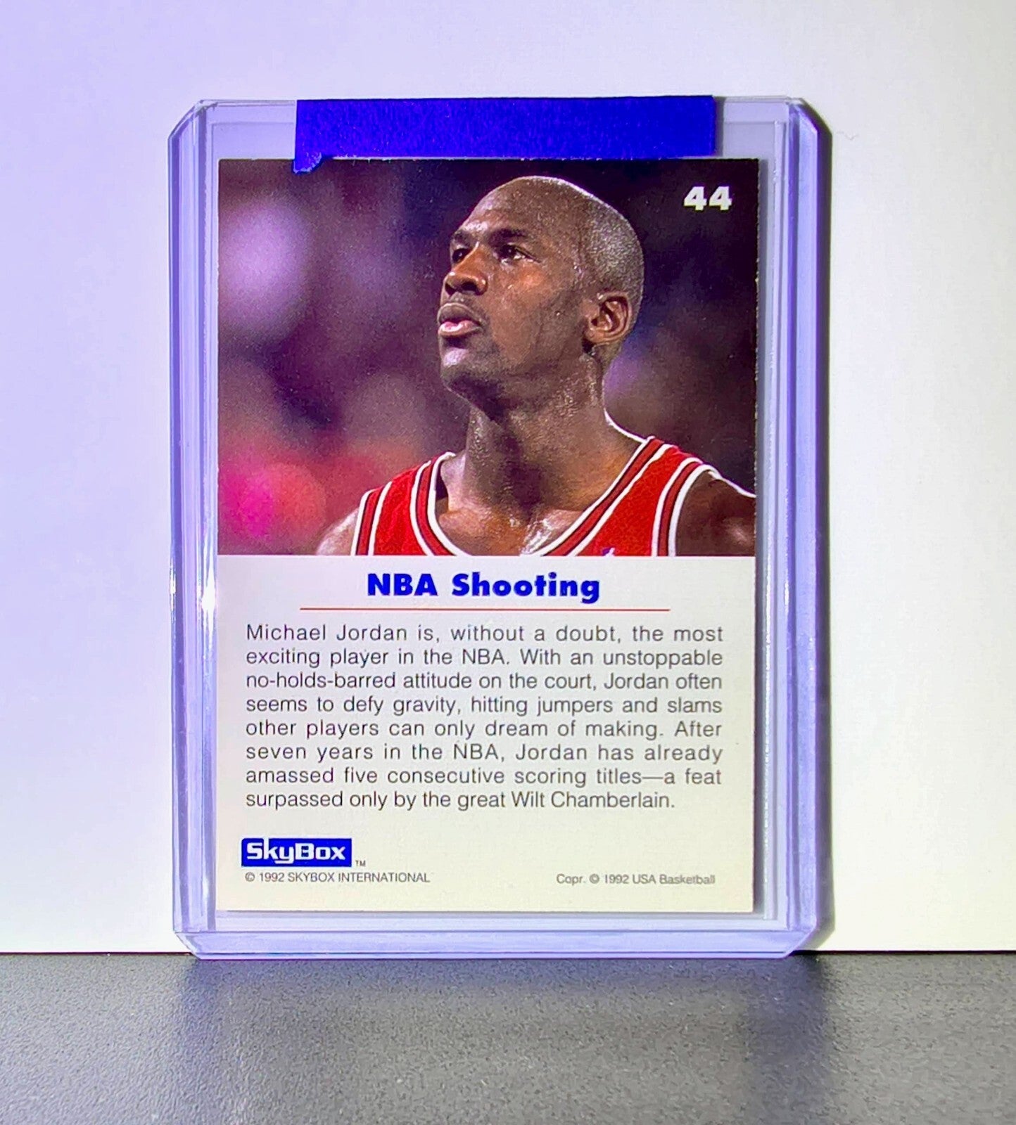 Michael Jordan 1992-93 Skybox USA Basketball #44 Basketball Card Chicago Bulls