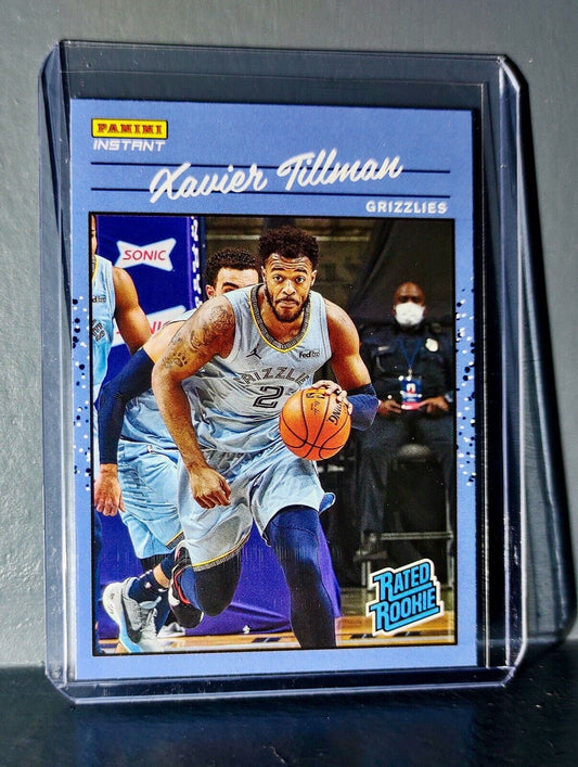 Xavier Tillman 2020-2021 Panini NBA Instant #35 Rated Rookie Retro Card 1/3558