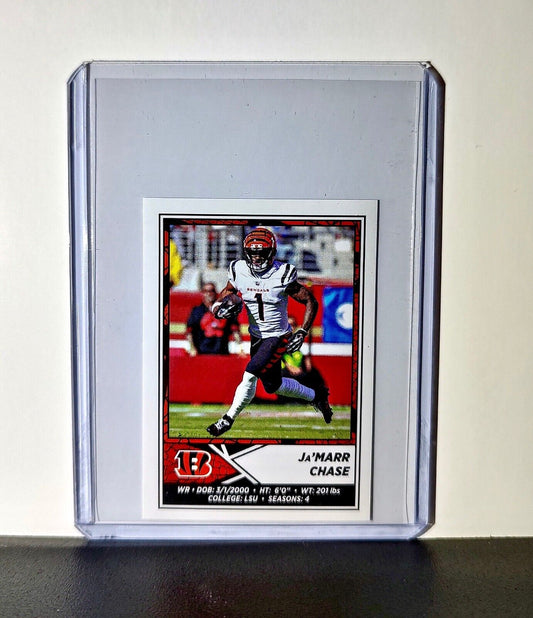 Ja'Marr Chase 2024 Panini NFL Sticker #125 Cincinnati Bengals