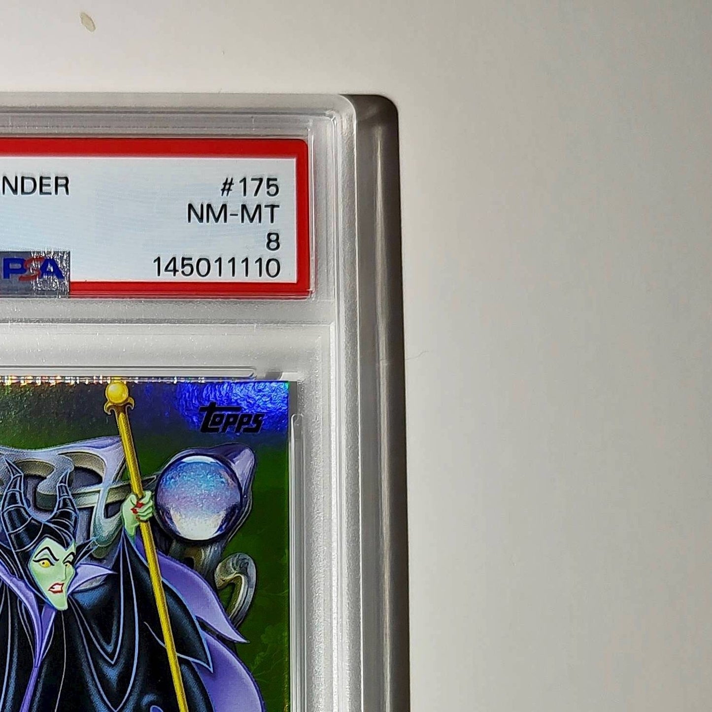 Maleficent 2025 Topps Disney Wonder #175 Card Sleeping Beauty PSA 8