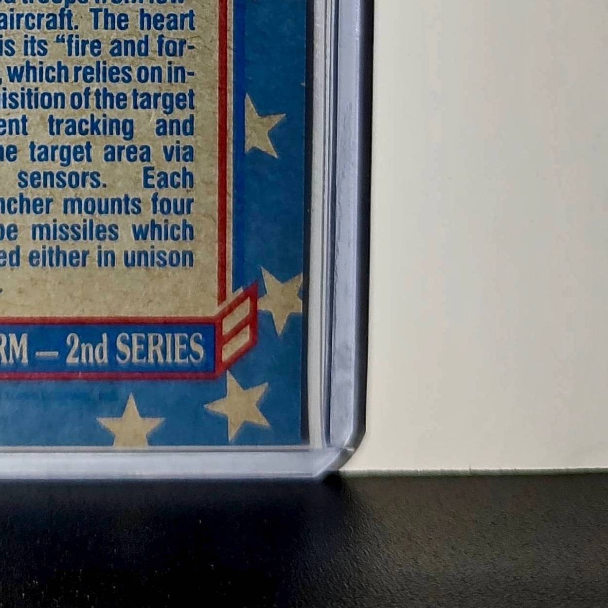 Chaparral Missile Launcher 1991 Topps Desert Storm #131 Card