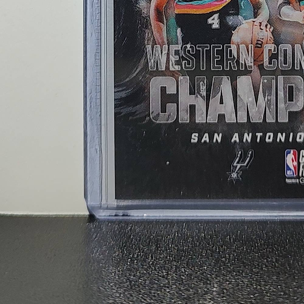 San Antonio Spurs 2025-26 Topps Now #WCSA Western Conference Champions Card