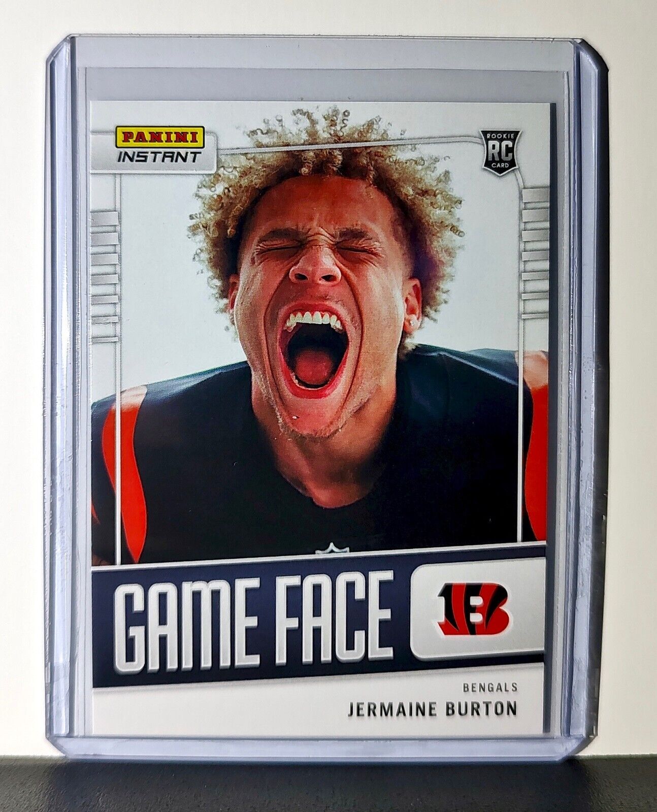 Jermaine Burton 2024 Panini Game Face #13 NFL Rookie Card Bengals 1/331