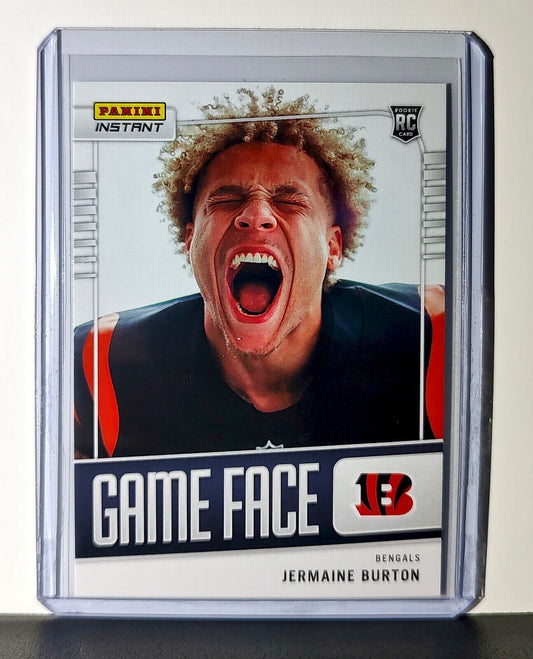 Jermaine Burton 2024 Panini Game Face #13 NFL Rookie Card Bengals 1/331