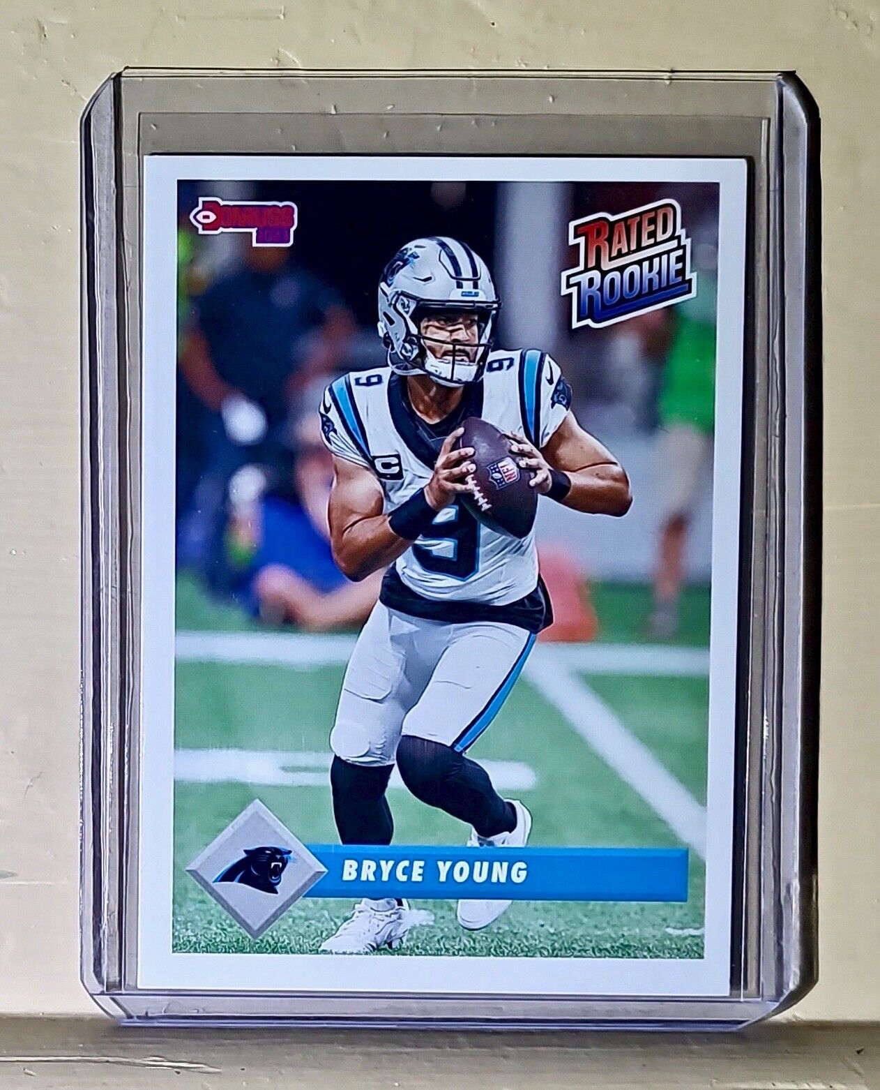 Bryce Young 2023 Panini NFL Rated Rookie Retro 1 Football Card Panthers 1/629