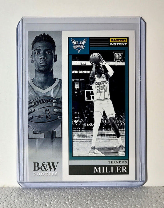 Brandon Miller 2023-24 Panini NBA #3 Black and White Rookies Card 1/326