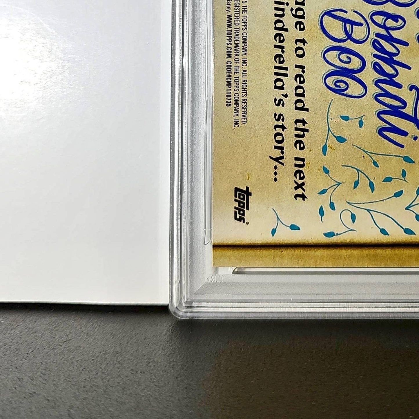 Cinderella loses her glass slipper! 2025 Topps Disney #C75-18 PSA 10