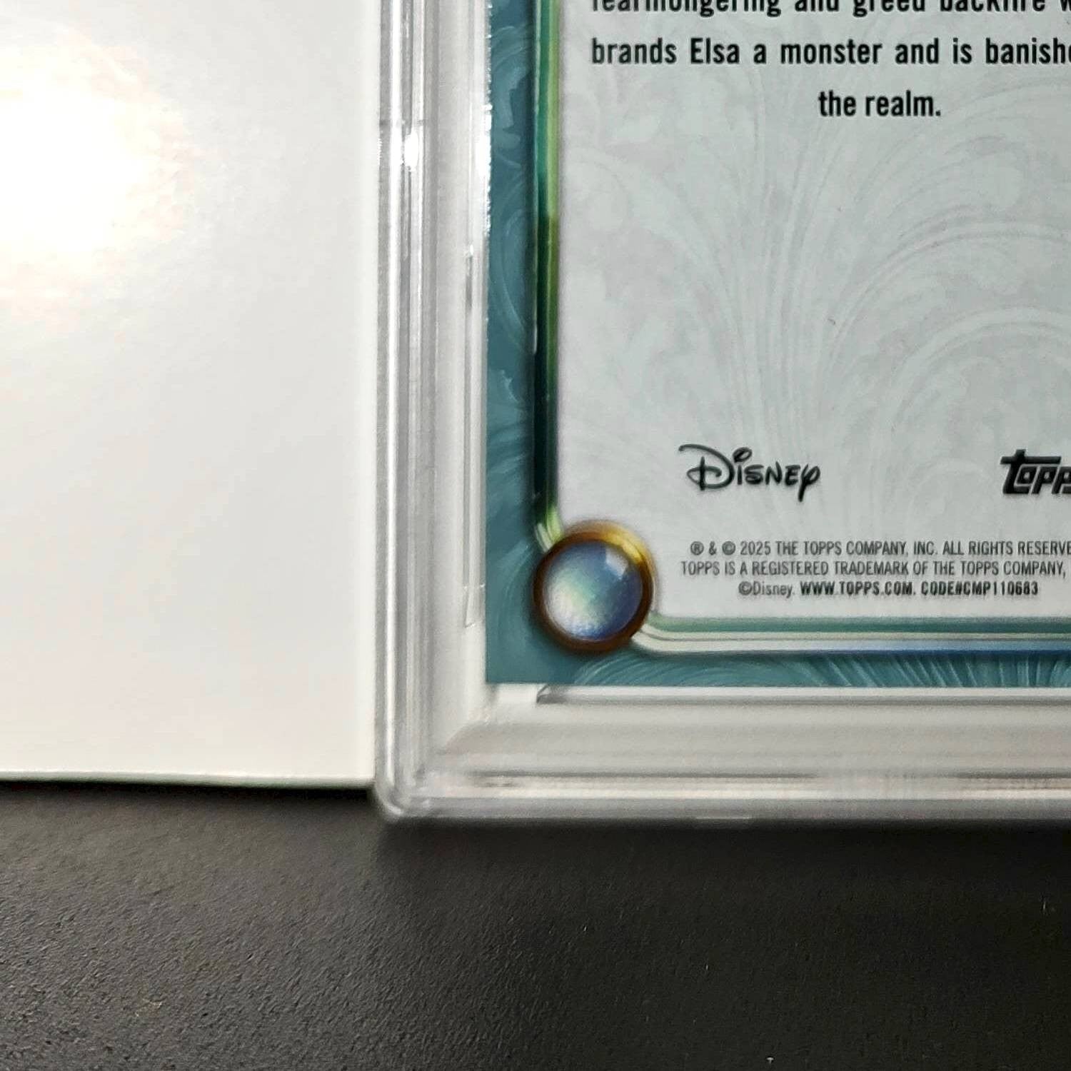 Duke of Weselton 2025 Topps Disney Wonder #148 Diamond Card Frozen PSA 7