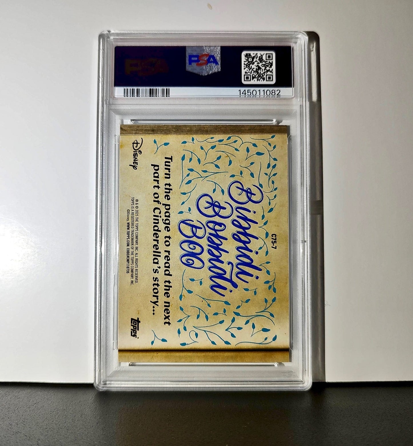 More chores: oh sing, sweet nightingale 2025 Topps Disney #C75-7 PSA 9
