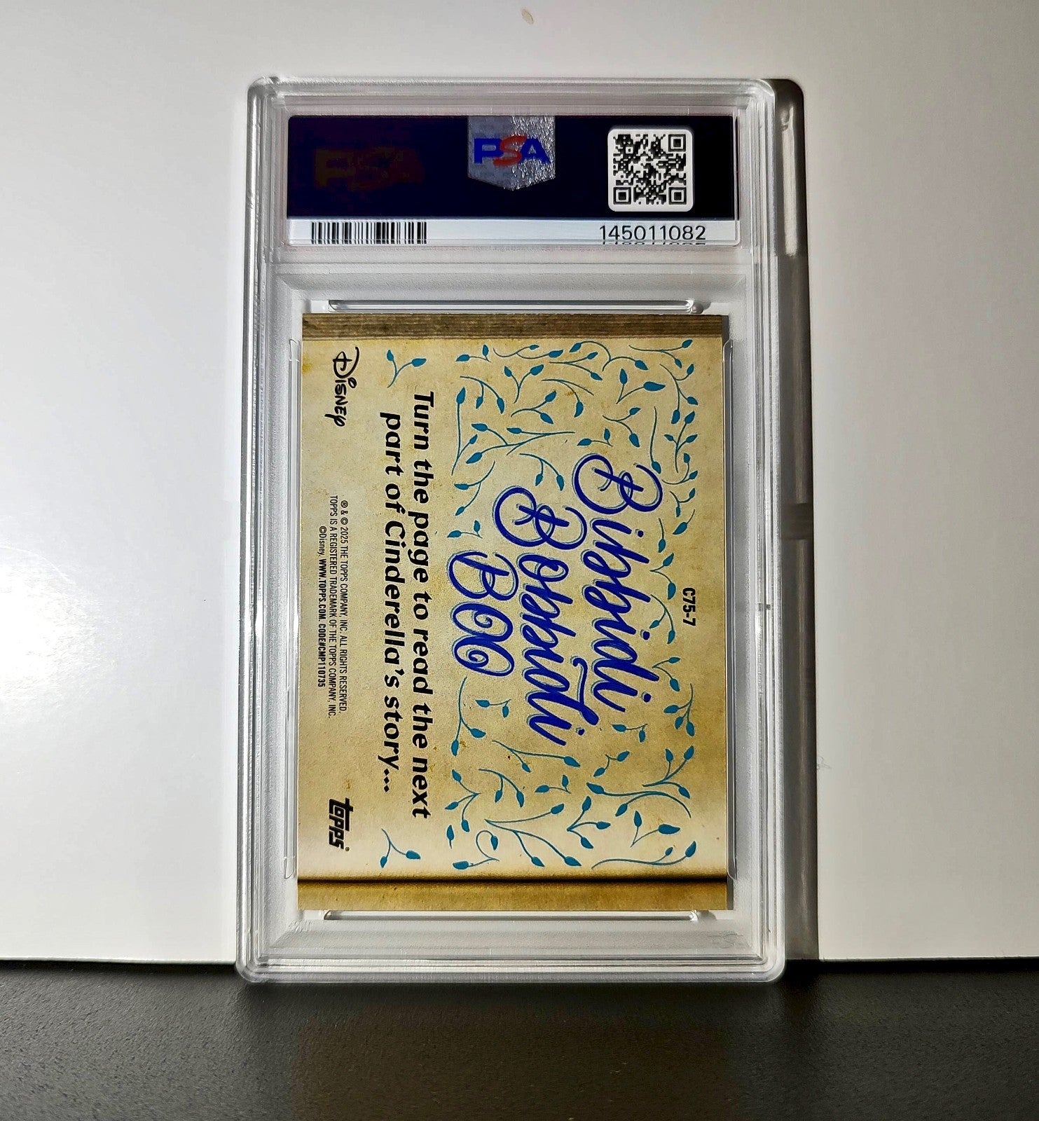 More chores: oh sing, sweet nightingale 2025 Topps Disney #C75-7 PSA 9