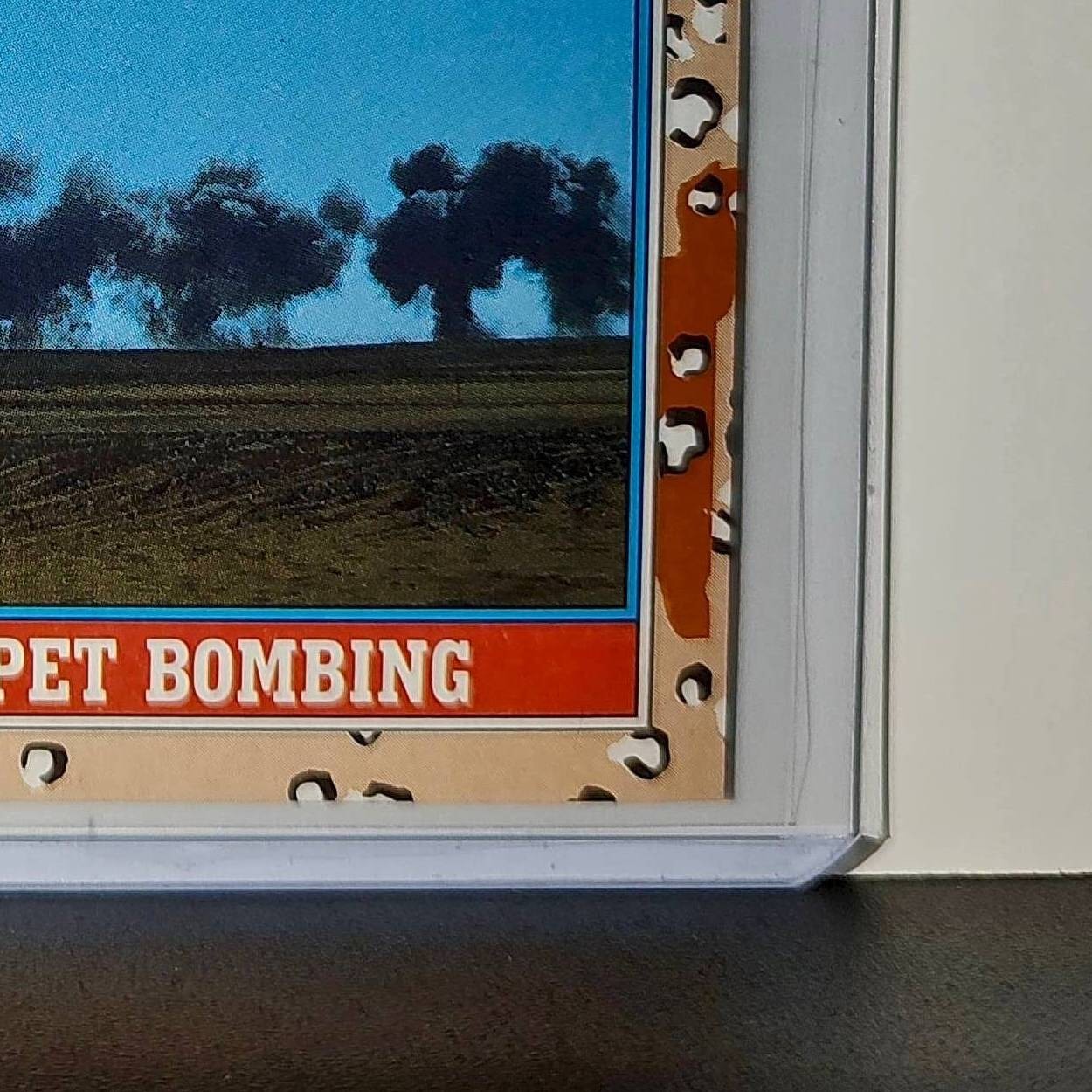 Carpet Bombing 1991 Topps Desert Storm #90 Card