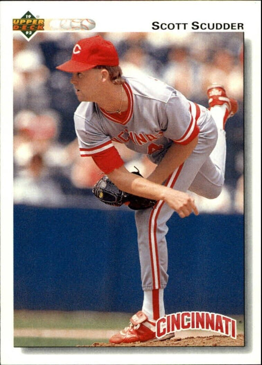 Scott Scudder 1992 Upper Deck MLB #485 Baseball Card Cincinnati Reds