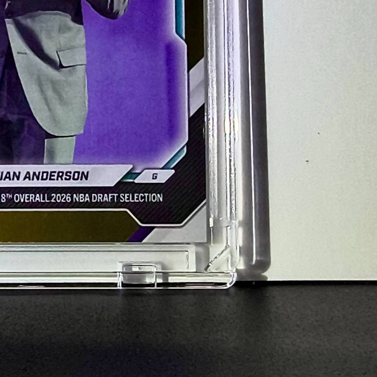 Christian Anderson Jr. Rookie 2026-27 Topps NBA Draft Gold Foil 30/50 Hornets