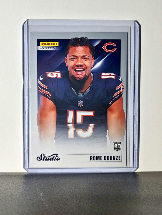 Rome Odunze 2024 Panini NFL Studio Rookies #27 Card Chicago Bears 1/1672