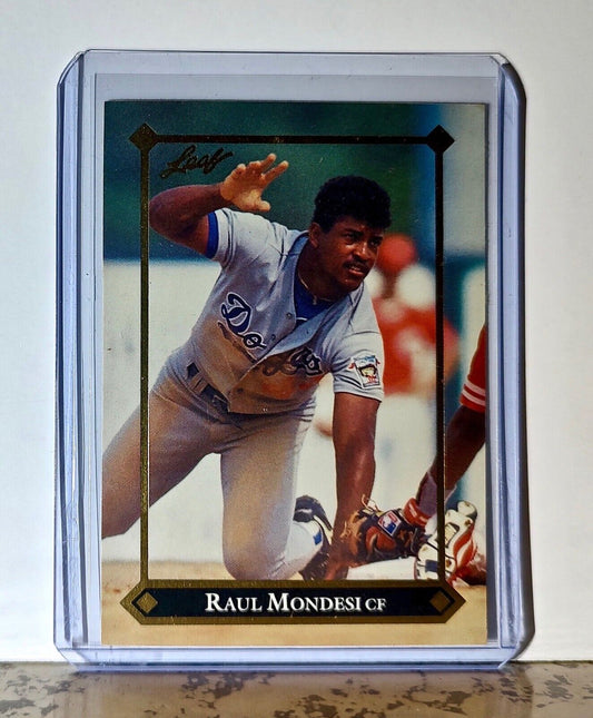 Raul Mondesi 1992 Leaf MLB #BC-16 Baseball Card Los Angeles Dodgers