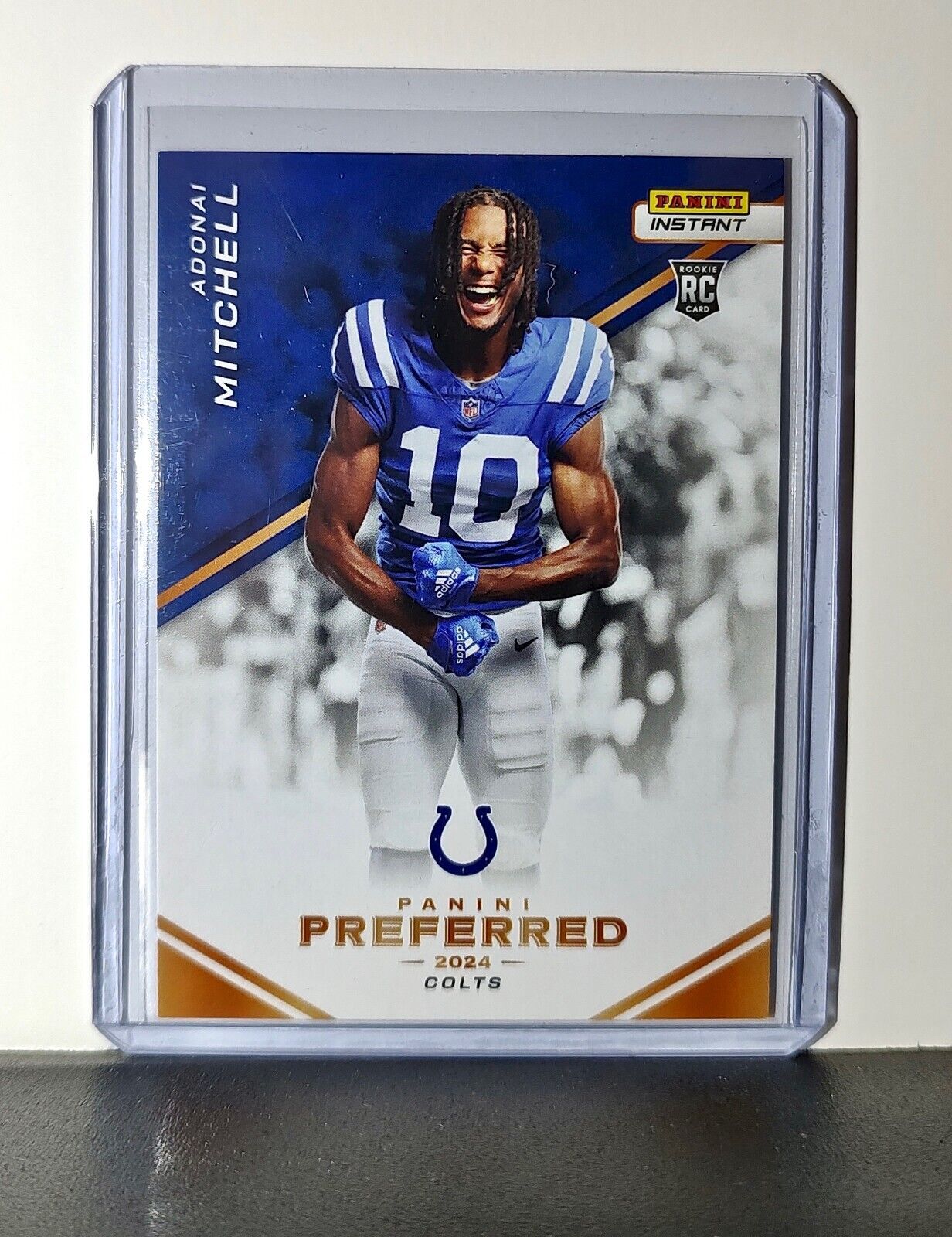 Adonai Mitchell 2024 Panini Preferred NFL #1 Rookie Card Colts 1/335