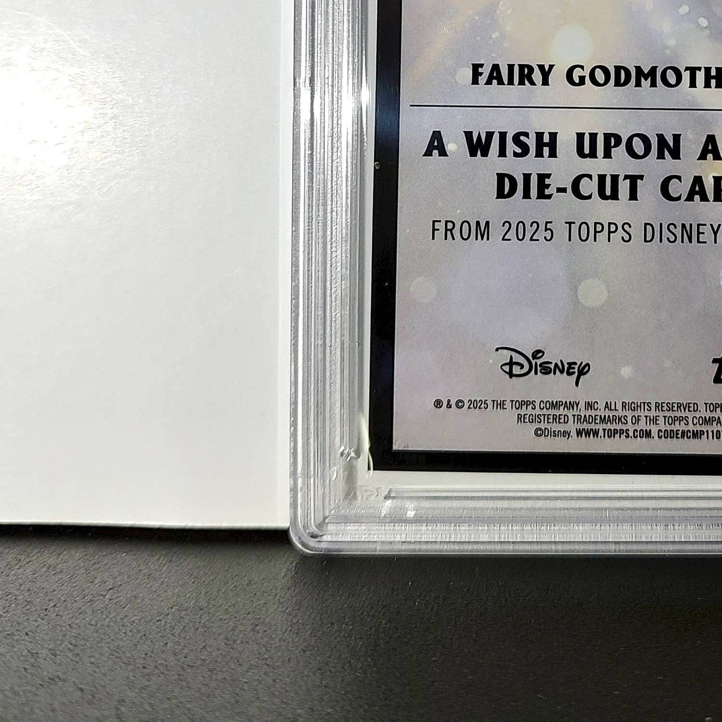 Fairy Godmother 2025 Topps Chrome Disney #W-20 Wish Upon A Star Die Cut PSA 9