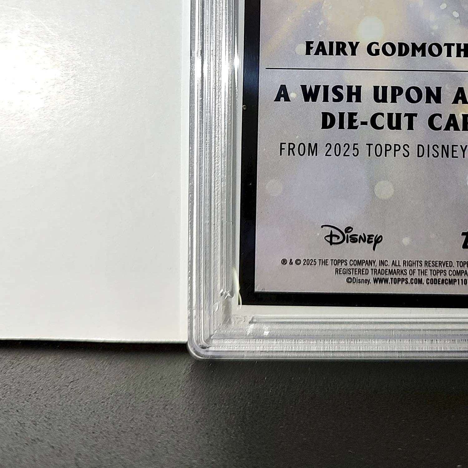 Fairy Godmother 2025 Topps Chrome Disney #W-20 Wish Upon A Star Die Cut PSA 9