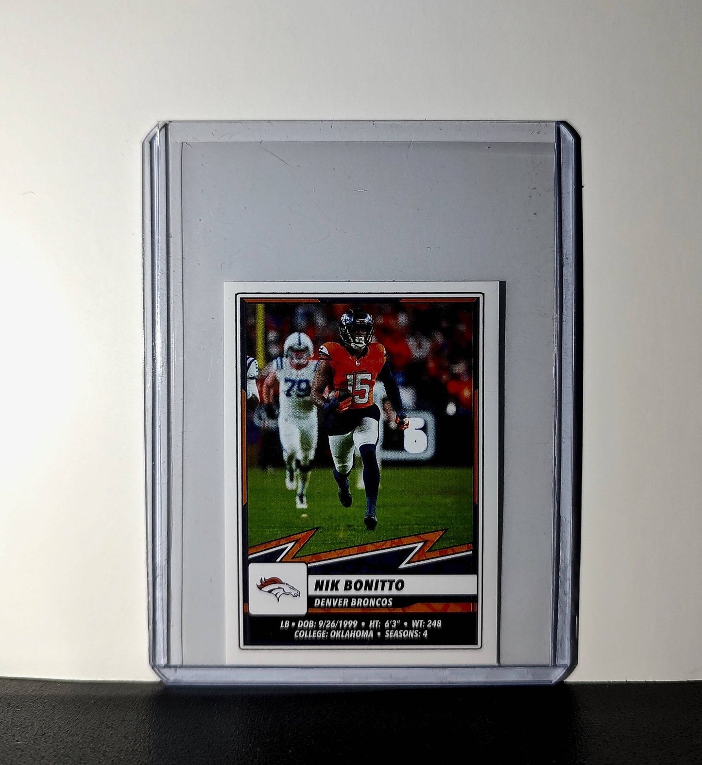 Nik Bonitto 2025 Panini NFL #239 Sticker Denver Broncos