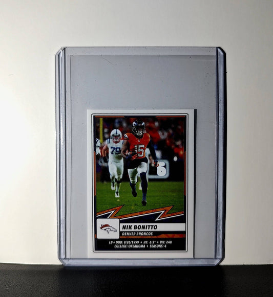 Nik Bonitto 2025 Panini NFL #239 Sticker Denver Broncos