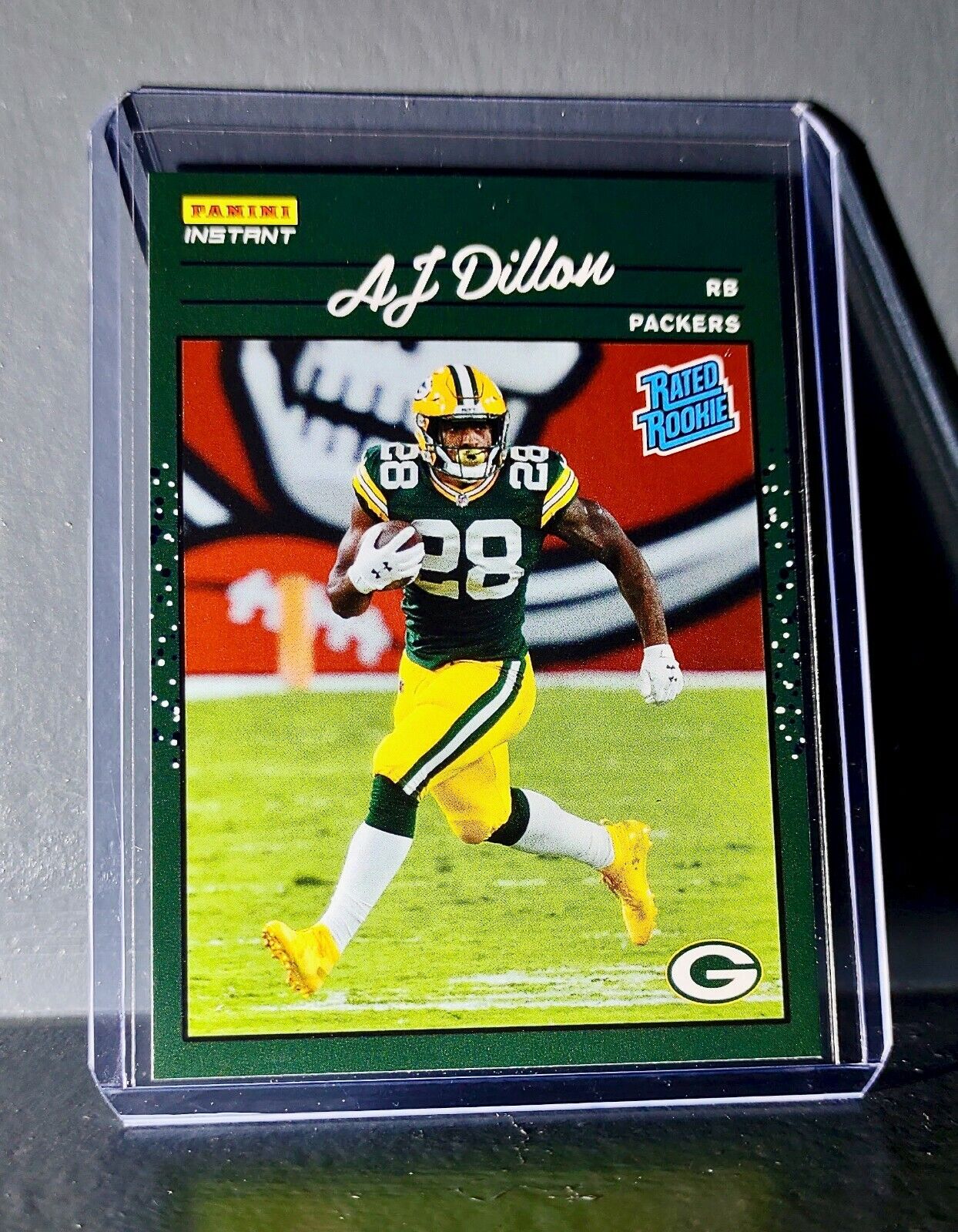 AJ Dillon 2020 Panini NFL Rated Rookie Retro #26 Rookie Football Card 1/2044