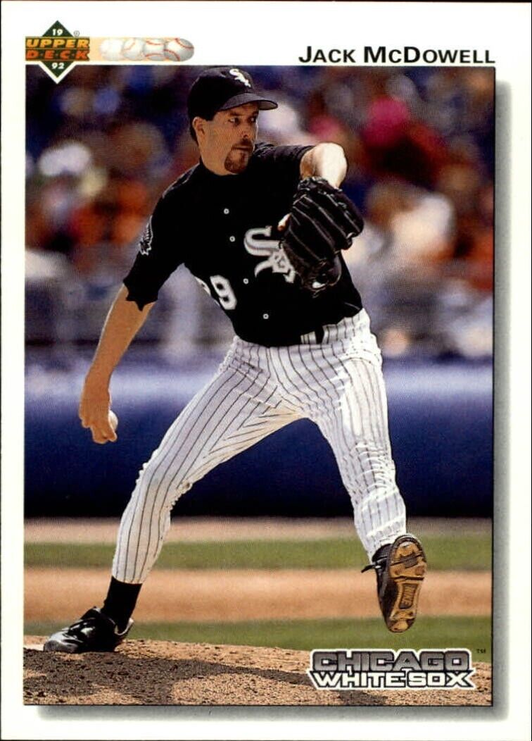 Jack McDowell 1992 Upper Deck MLB #553 Baseball Card Chicago White Sox