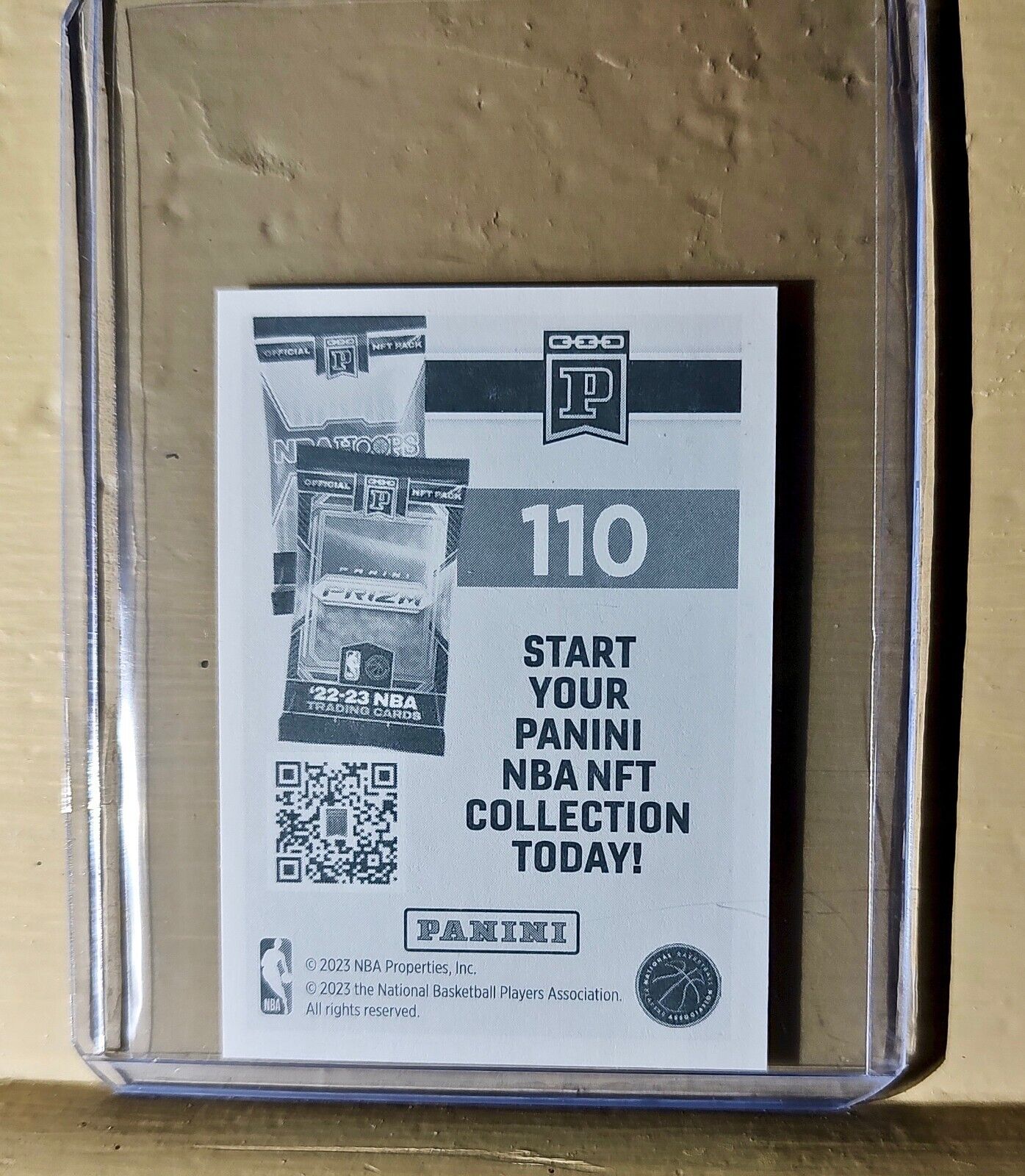 2023-24 De'Andre Hunter Panini NBA Basketball #110 Sticker Atlanta Hawks