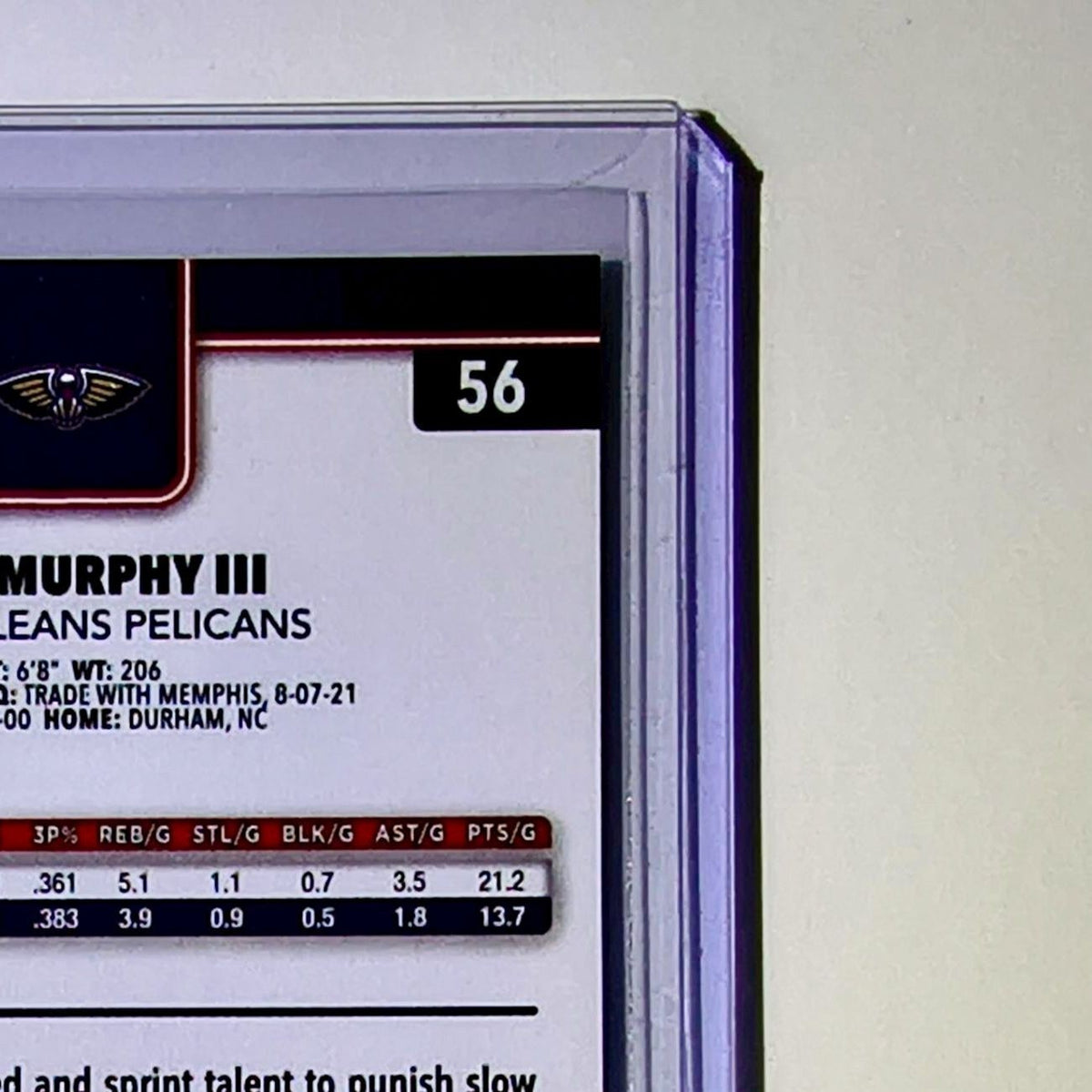 Trey Murphy III 2025-26 NBA Topps Chrome Update #56 Card New Orleans Pelicans